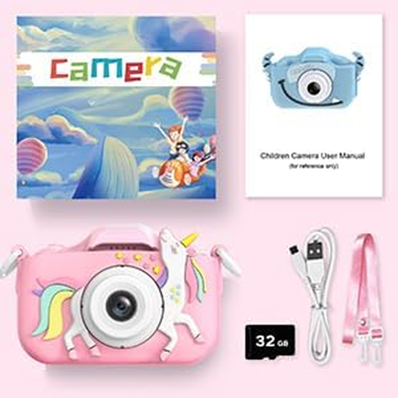 Kids Camera Toys for 3-8 Year Old Girls Boys,Children Digital Video Camcorder Ca7
