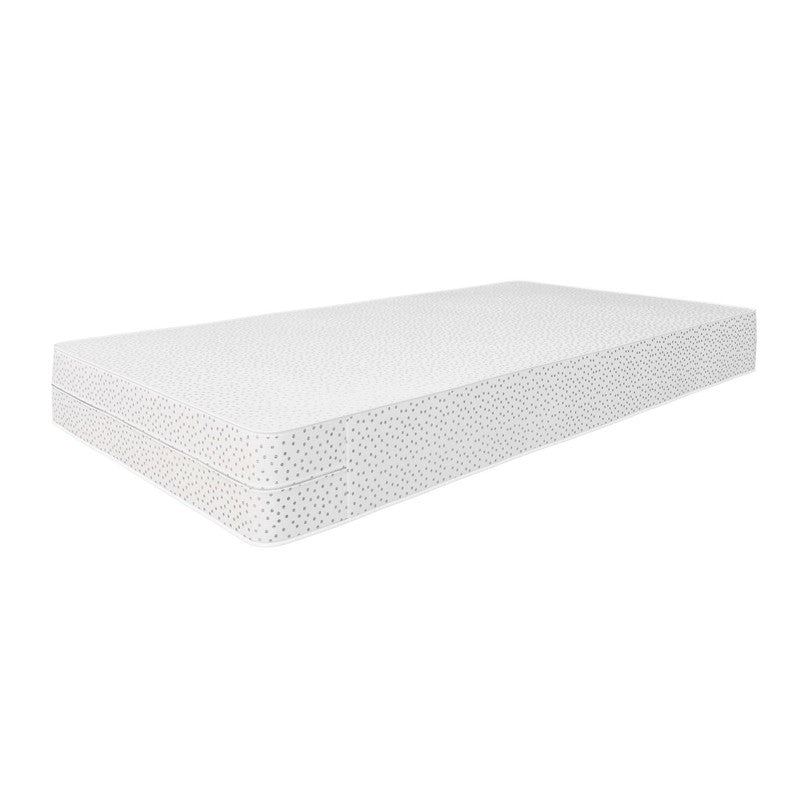 Sweet Dreams Baby & Toddler Mattress, White/Gray Polka Dot4