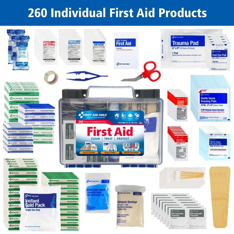 91248 Osha Compliant First Aid Kit, All Purpose 50 Person Emergency First Aid Ki2