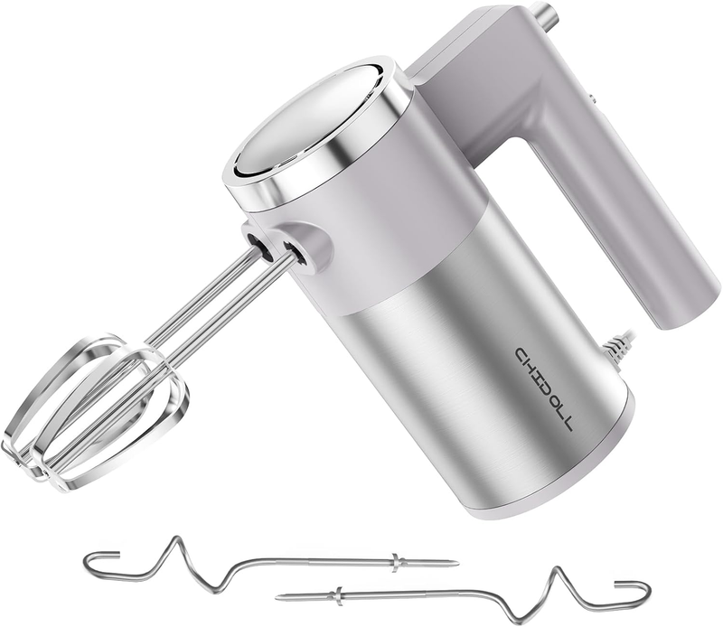 Powerful 600W Hand Mixer, 5 Speed Electric Hand Held Mixer for Baking, Lightweig7