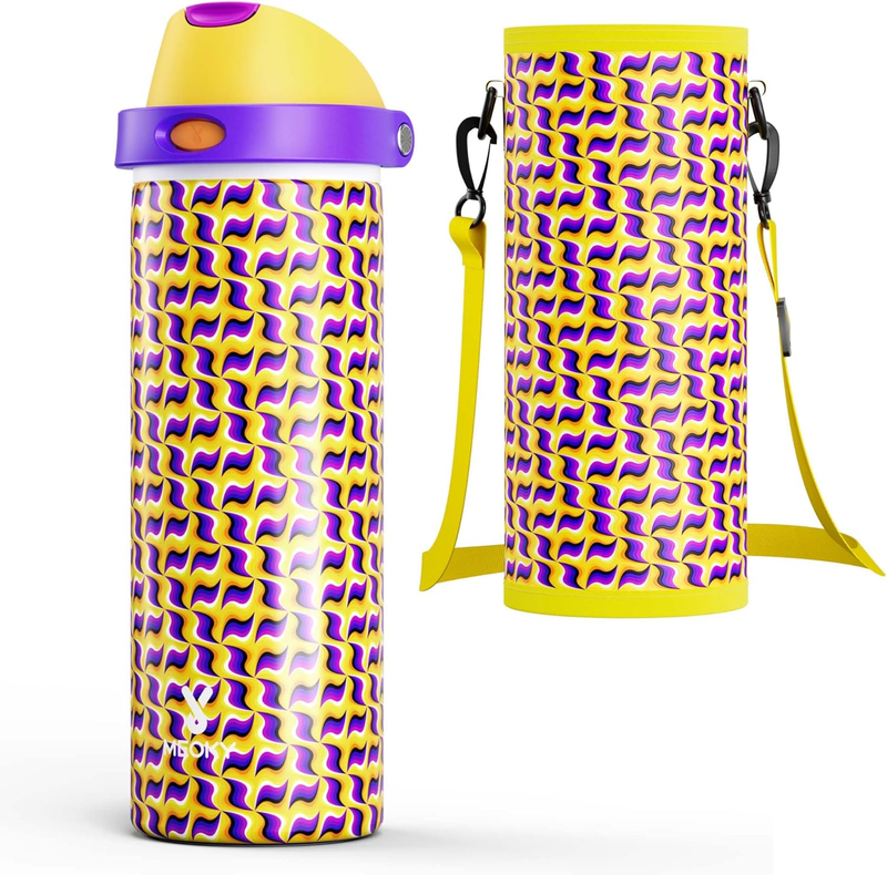 24oz Stainless Steel Water Bottle w/ Straw Leakproof Travel Sports Gym11