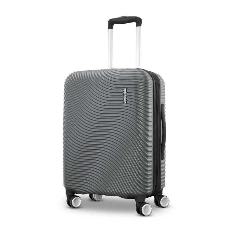 Color Waves Carry on Expandable Luggage Suitcase with Spinner Wheels, Charcoal9