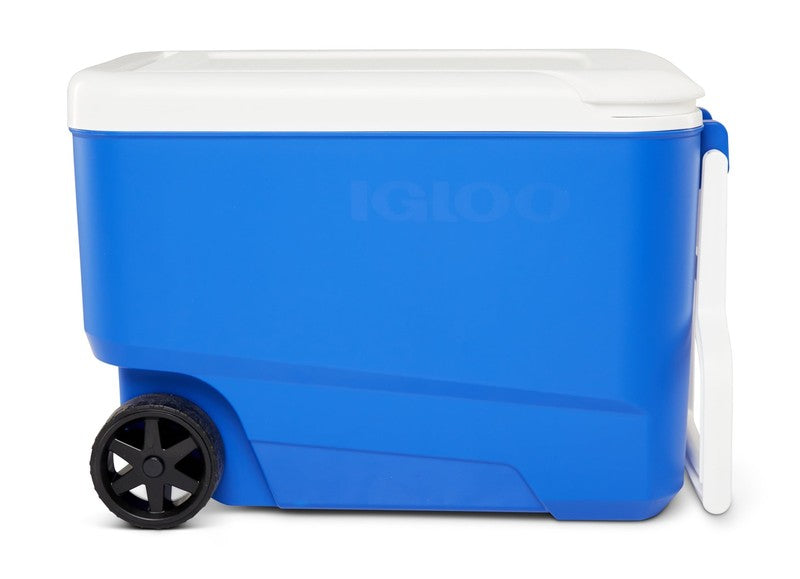 38 QT Wheelie Cool Hard Sided Cooler with Wheels, Blue3