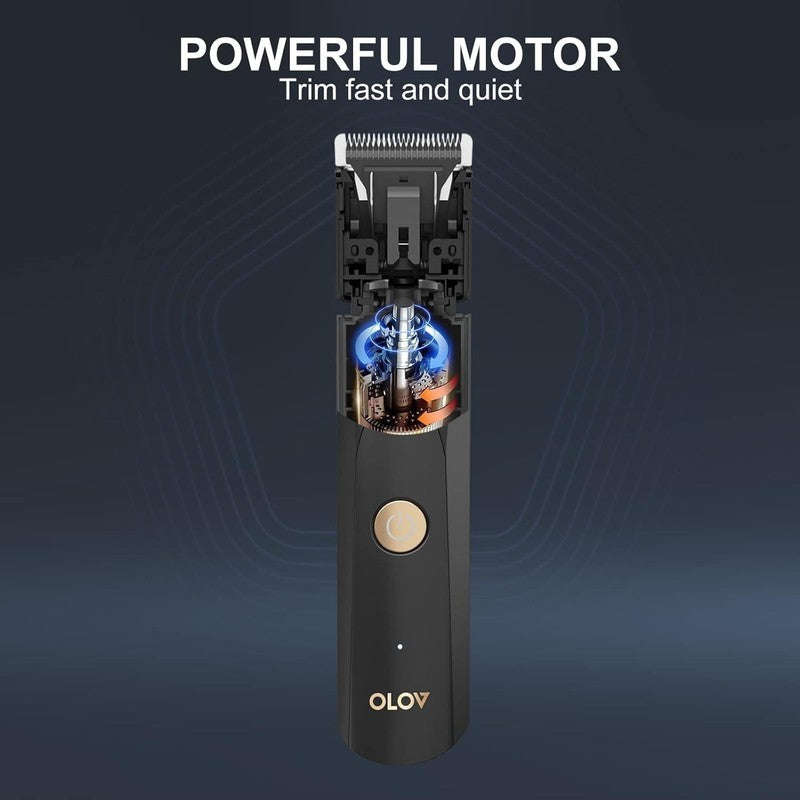 Rechargeable Waterproof Body Hair Trimmer for Men & Women - Black3