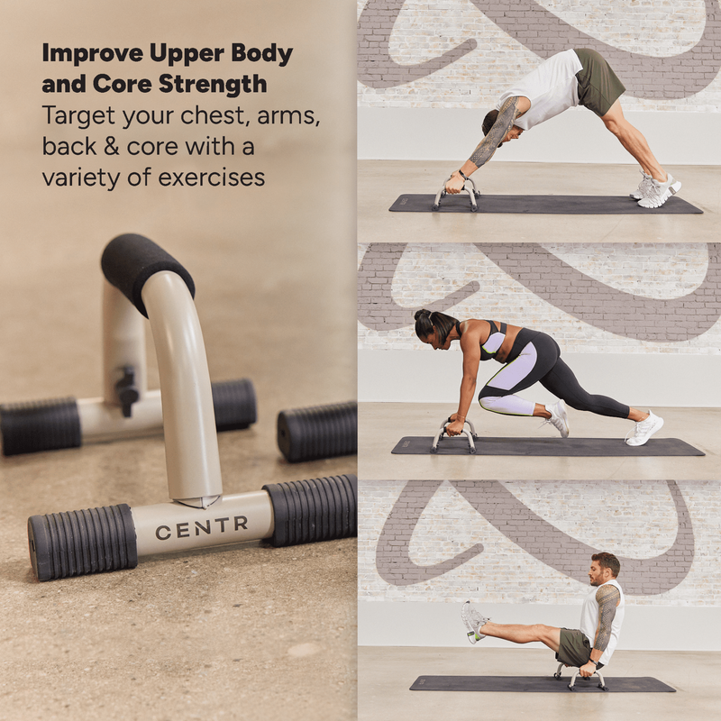 by Chris Hemsworth Push up Handles, Push up Bars + 3-Month Membership1