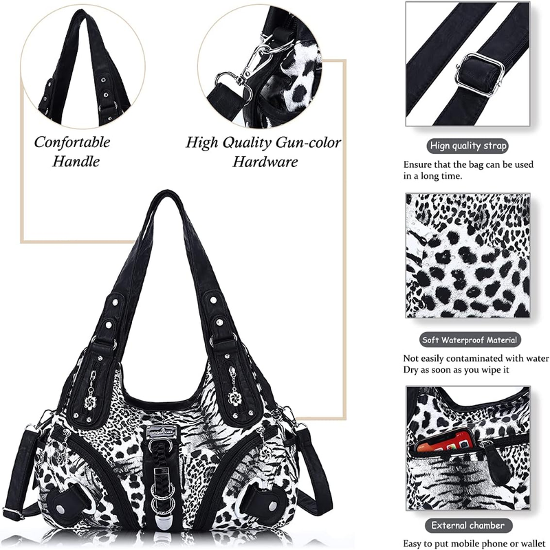 Angelkiss Women’s Large Hobo Satchel Shoulder Handbag Purse4