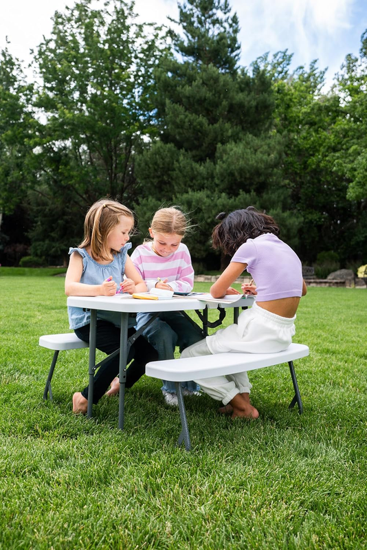 Compact Kids Picnic Table (G 940), White3