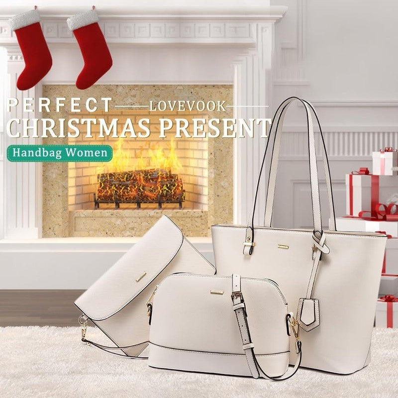 Women Fashion Purse Set Handbags Tote Shoulder Top Handle Satchel Bags6