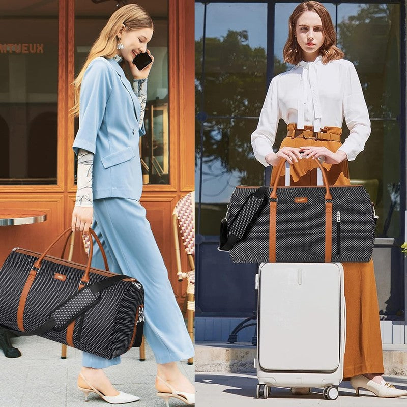 2in1 Garment Duffle Bag 3Pc Set Hanging Suit Travel Carry On5
