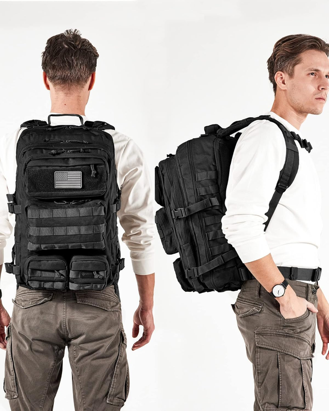 Backpack for Men and Women 50L Backpack 2.4X Stronger Large Military Molle Rucks5