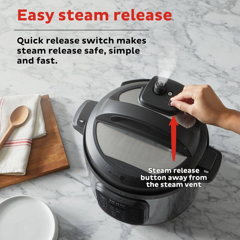 6Qt RIO Chef 7-in-1 Multi Cooker Pressure Slow Cook Black4