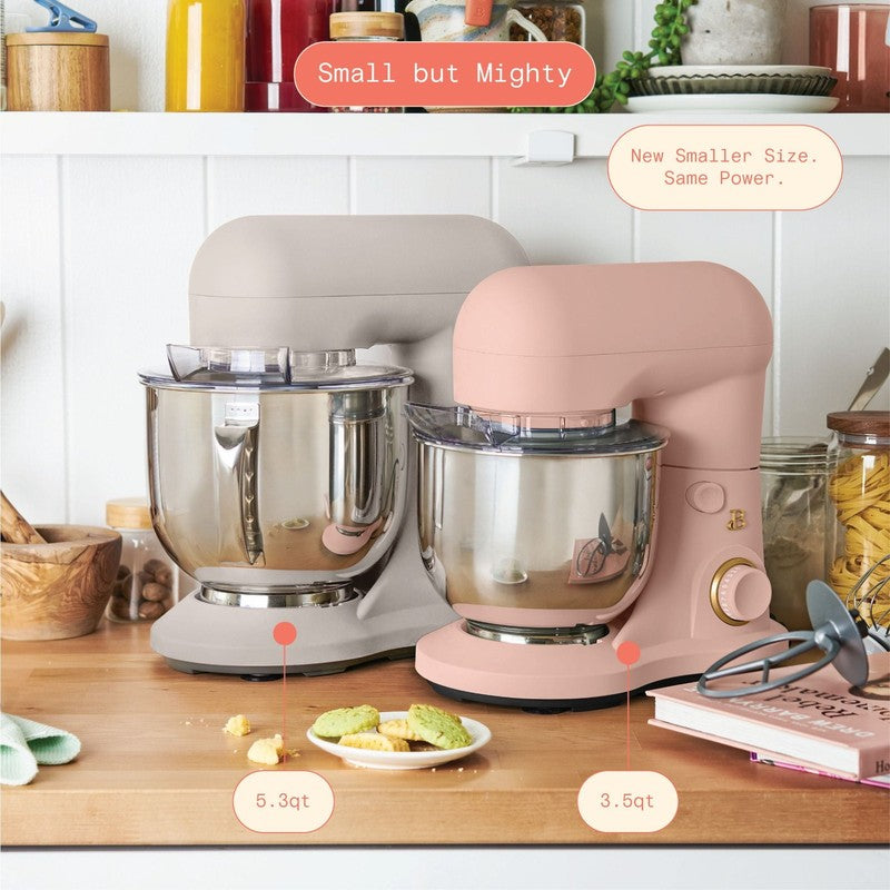 3.5 Qt Stand Mixer Lightweight Tilt Head Powerful Rose2
