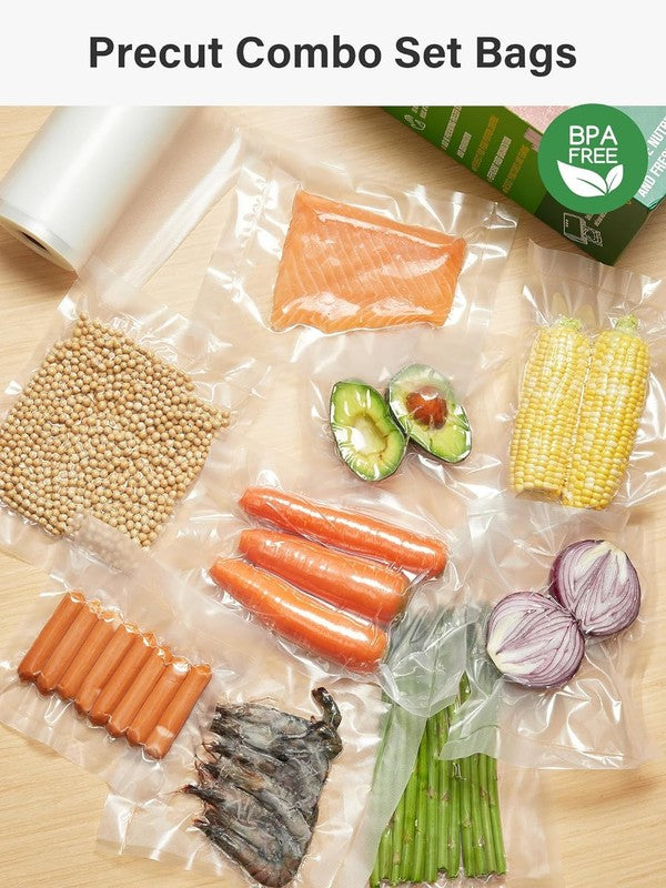 Commercial Grade Vacuum Sealer Bags   6 Rolls for Food Storage & Meal Prep4