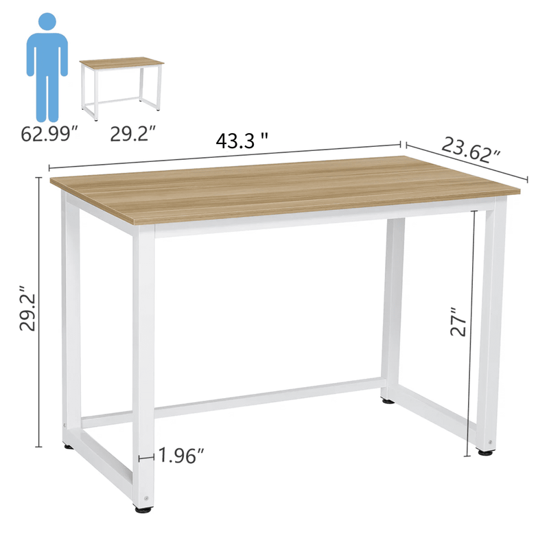 43 Inch Computer Desk Home Writing Desk Office Furniture Computer Table Study Wr8