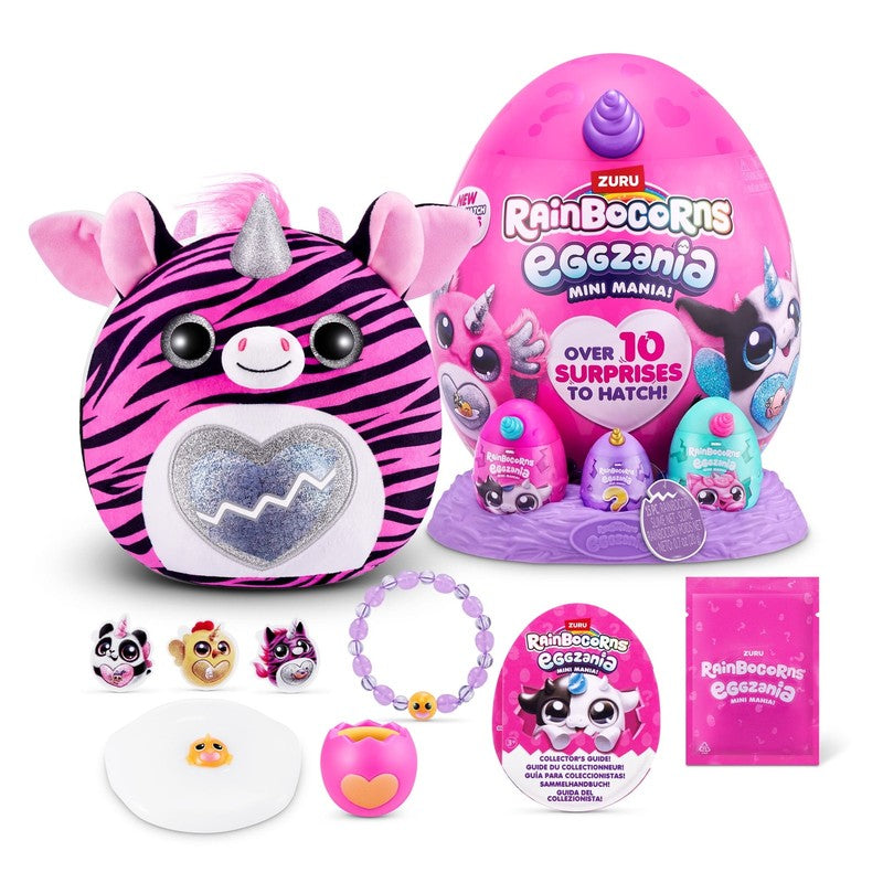 Eggzania Mini Mania Plush Surprise Unboxing Animal Soft Toy by ZURU9
