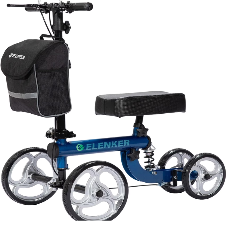 Knee Scooter Steerable Deluxe Medical Walker Crutch Alternative Blue8