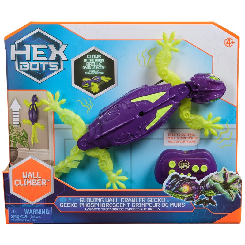 Glow in the Dark Wall Crawler Gecko Toy – Climbing Robot Toy for Kids Ages 4+7