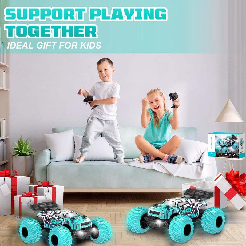 Remote Control Car, 1:18 Scale All Terrain RC Cars, 2WD 20Km/H with Colorful LED1
