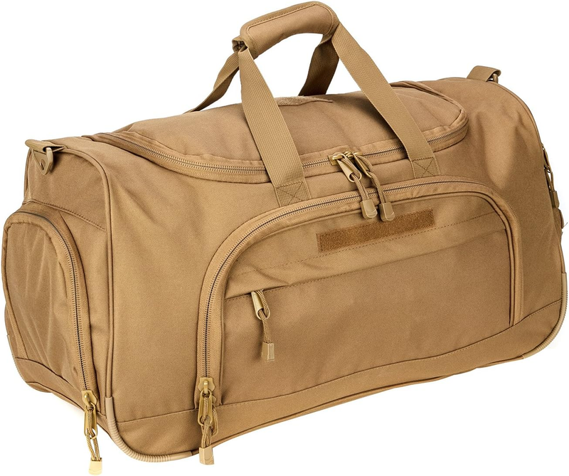 Gym Duffel Bag for Men Sports Duffel Bag with Shoe Compartment (Tan Model B)8