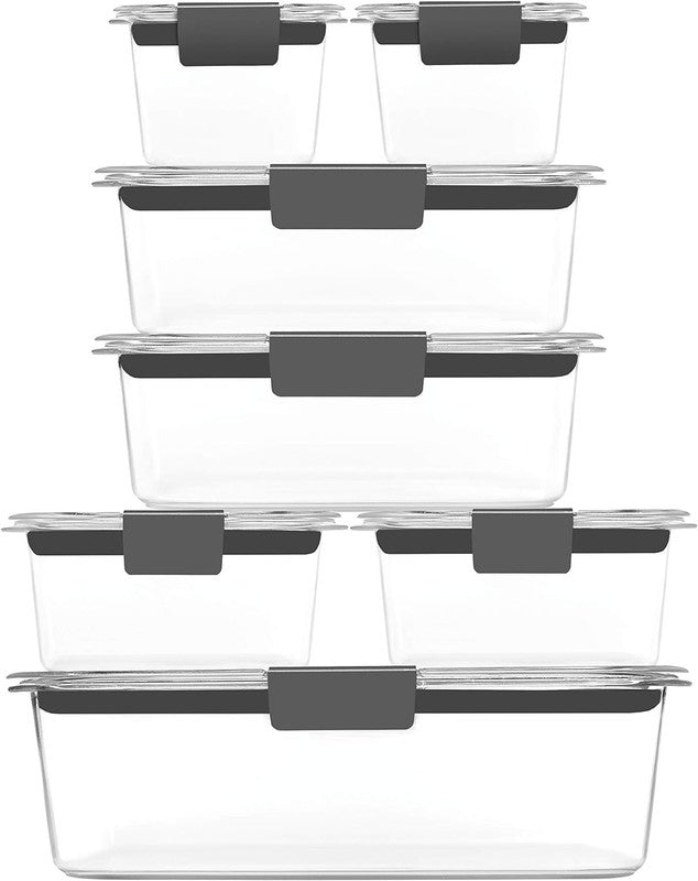 Brilliance 14 Piece Food Storage Containers – BPA Free, Leak Proof 1