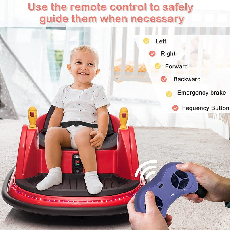 Remote Control 6V Kids Bumper Car - 360 Spin Electric Ride On for Boys & Girls2