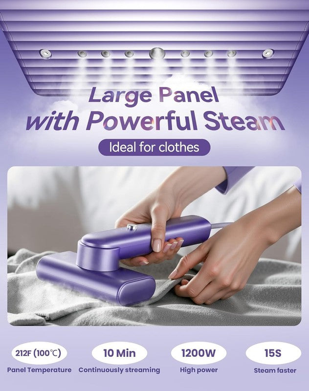 1200W Portable Travel Clothes Steamer - Fast Heat-Up, Wrinkle Remover2