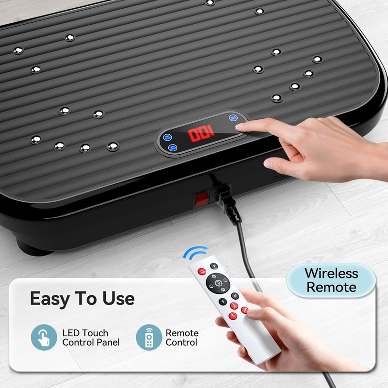 Vibration Plate Exercise Machine Weight Loss, Whole Body Vibration Plate for Lym6