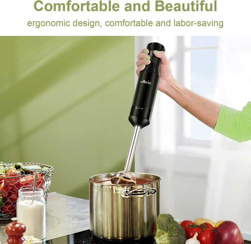 Handheld Blender, Electric Hand Blender with Turbo Mode, Immersion Blender Porta3