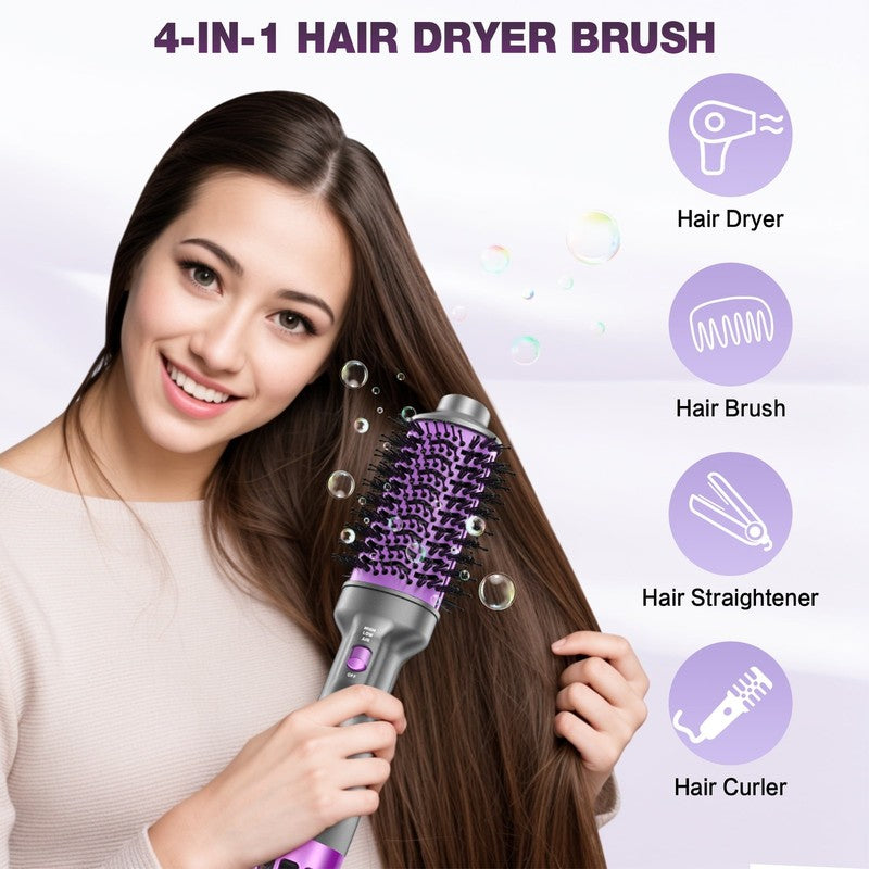 4 in 1 Hair Dryer Brush Negative Ion Anti-Frizz Ceramic Titanium Hair Styler2