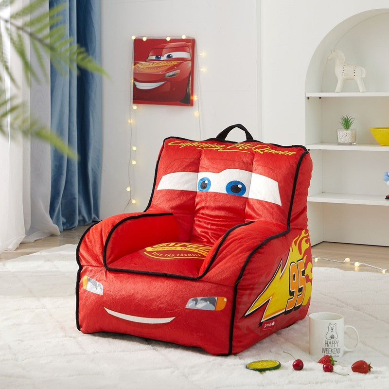Cars 18" Toddler Square Beanbag Chair, Red1
