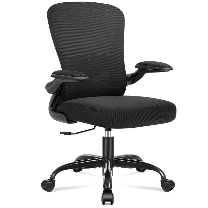 Office Chair, Ergonomic Desk Chair with Adjustable Lumbar Support, High Back Mes9