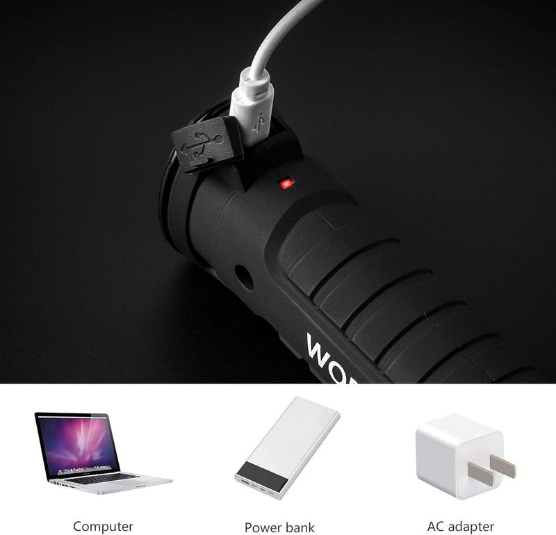 Rechargeable LED Work Lights 2 Pack with Magnetic Base   Perfect Gift for Men5