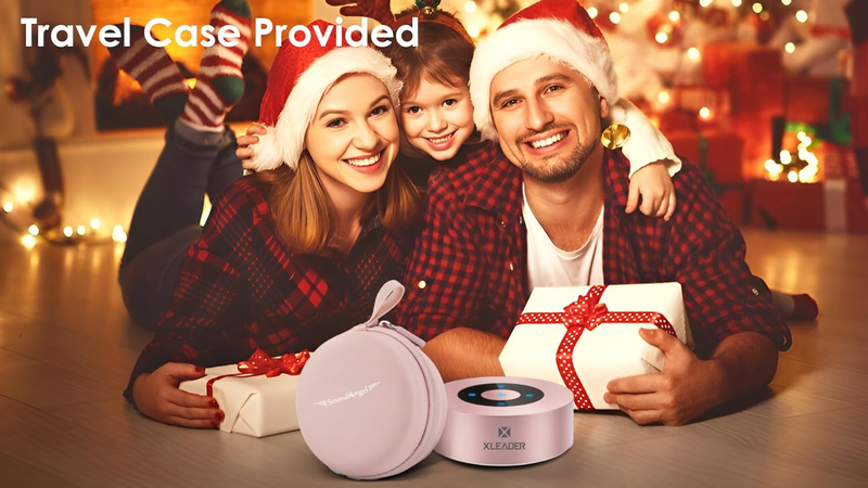 Mini Bluetooth Speaker (Travel Case Provided) HD Sound&Rich Bass, Touch Design, 8