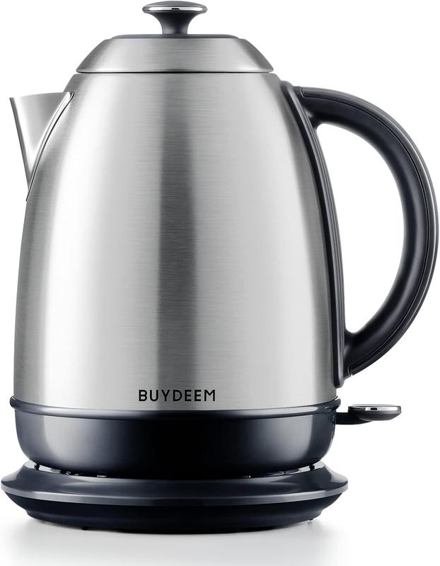 Electric Kettle 1.7L 1440W Stainless Steel Cordless Auto Shut Off Arctic Silver0