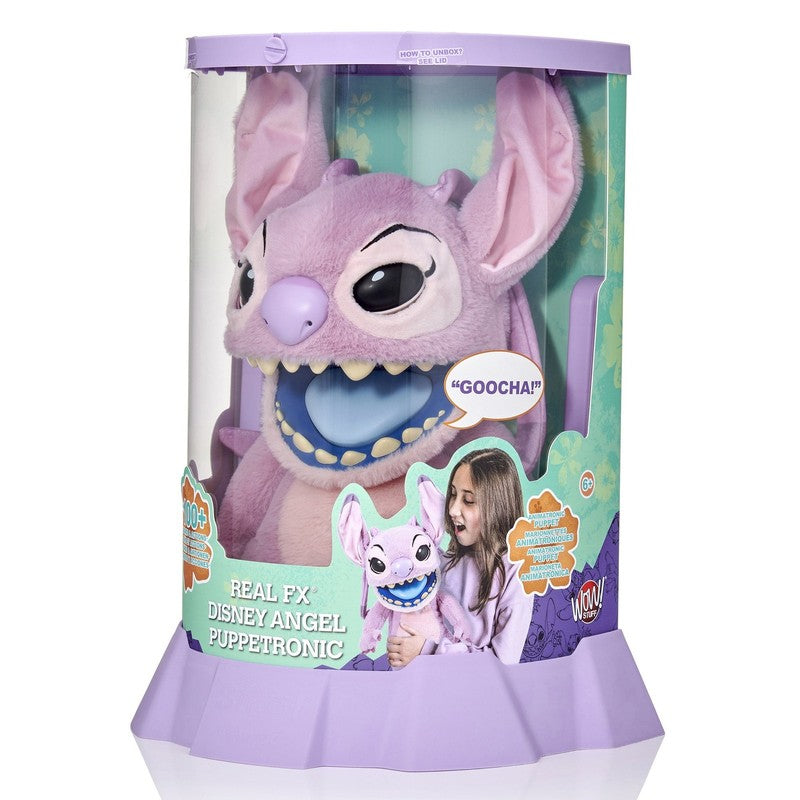 Disney Angel Puppetronic RealFX Plush  Lilo & Stitch Interactive Toy, 100+ Sound10