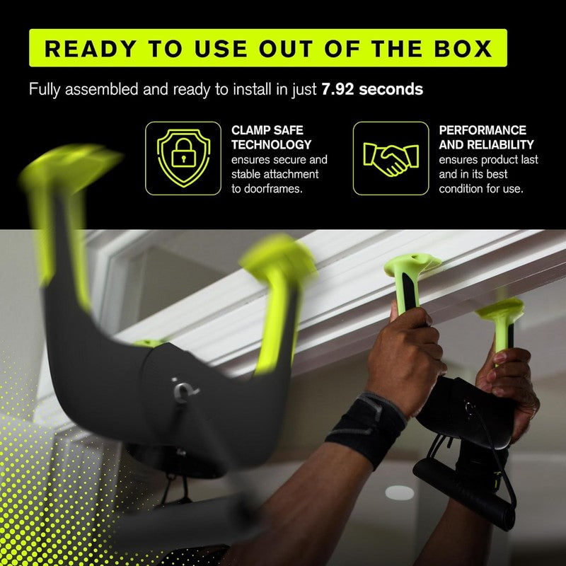 Eleviia: Portable Doorway Pull Up Bar – Lightweight, Travel Ready, 250 Lb Capaci4
