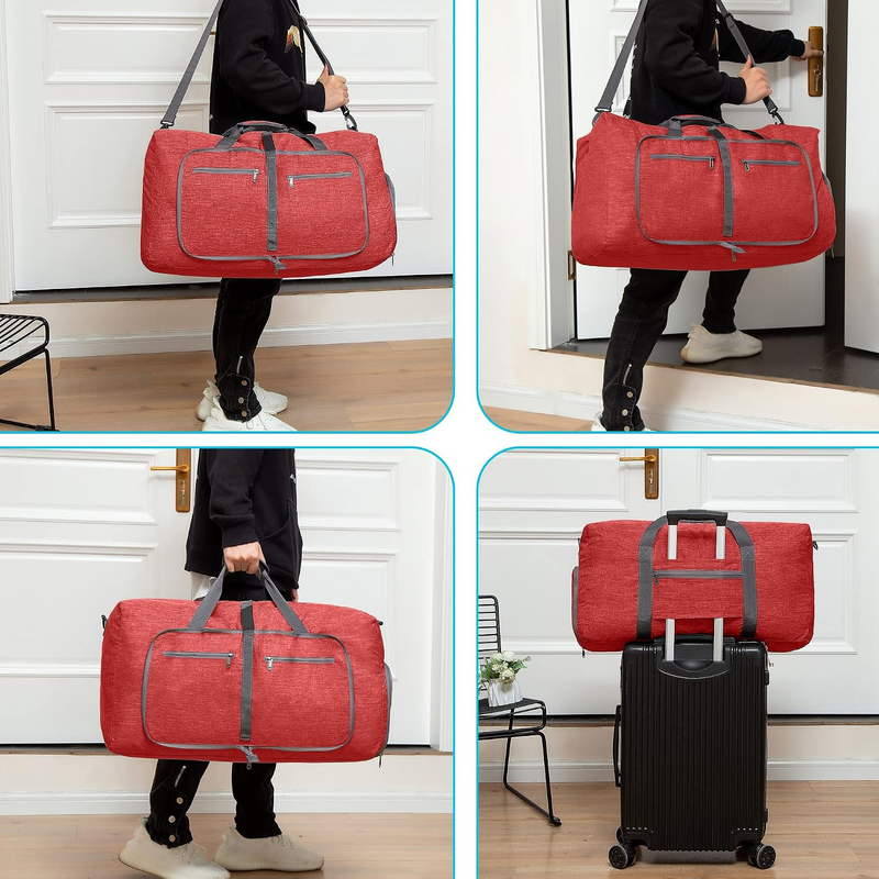 Foldable Travel Duffle Bag 65L 85L 115L Water Resistant Overnight Luggage4