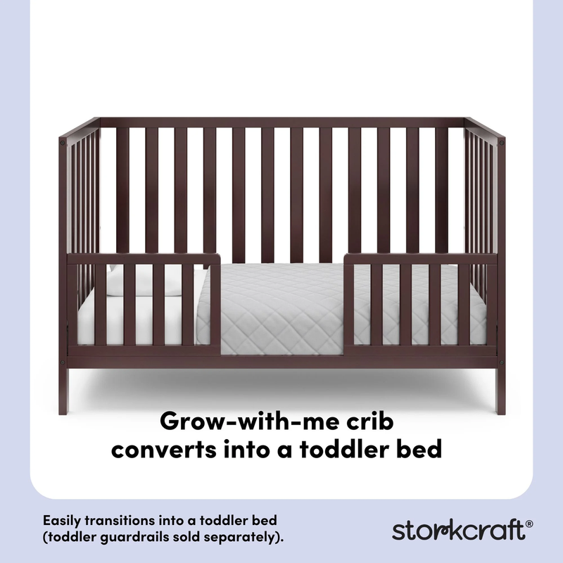 Sunset 4-In-1 Convertible Baby Crib, Espresso8