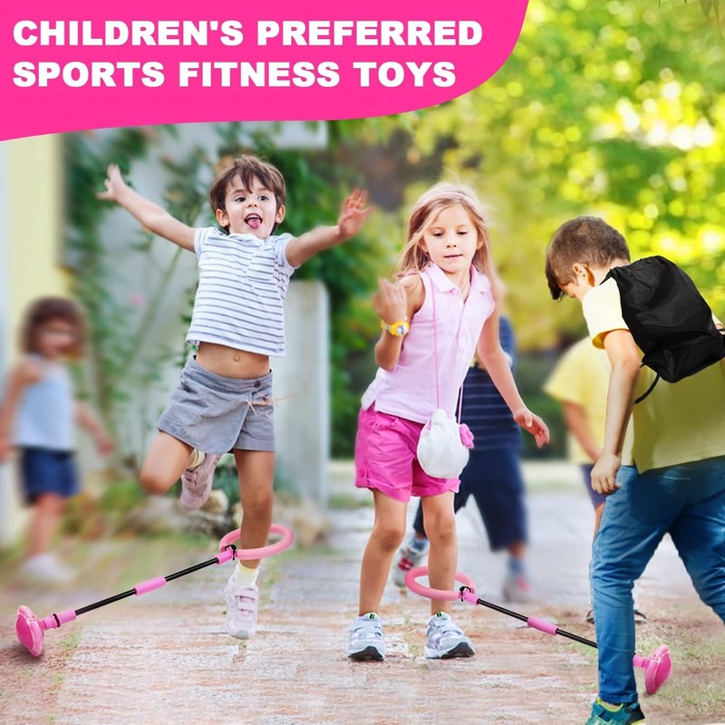 Colorful Skip Ball - Portable Swing Toy for Kids & Adults, Ages 5-101
