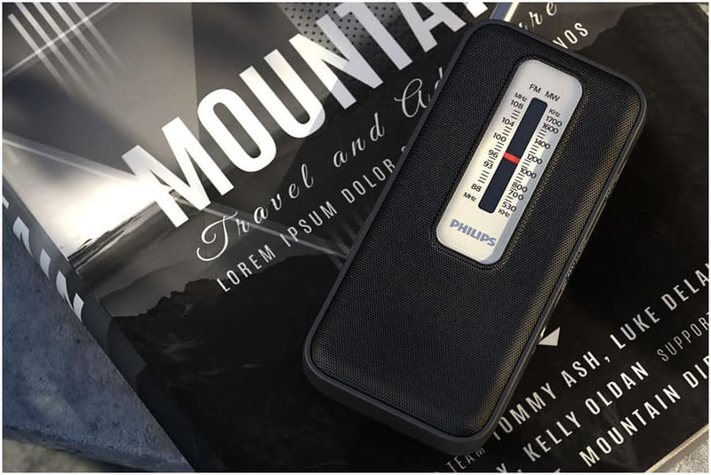 Compact Battery Operated AM/FM Radio with Tuning Light and Great Reception6