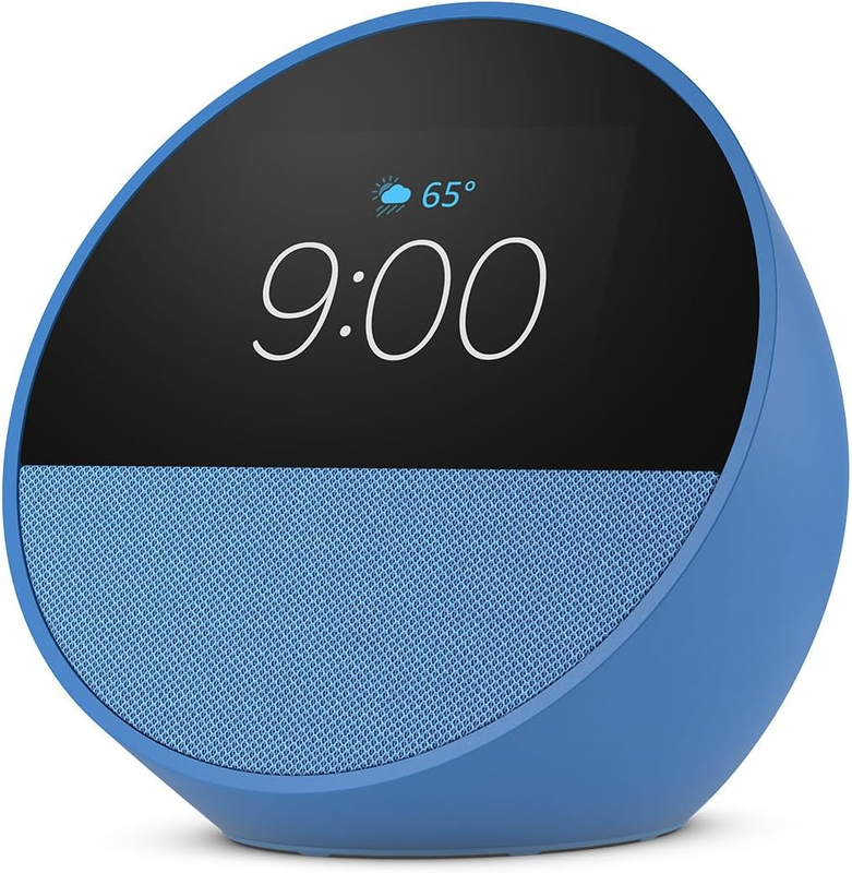 Amazon Echo Spot Smart Alarm Clock Alexa Built In Ocean Blue1