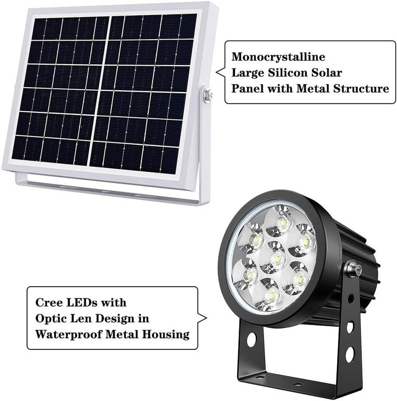Solar Flag Pole Light, Flagpole Light Solar Powered Outdoor Bright LED 6000K Dus2