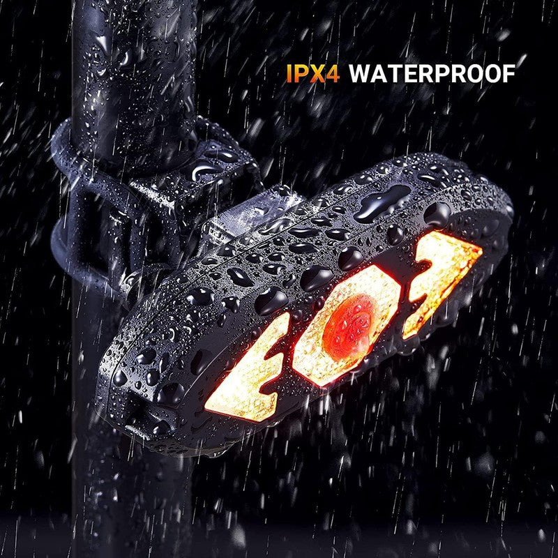 Bike Tail Light with Turn Signals Wireless Remote Control Waterproof Bicycle Rea3