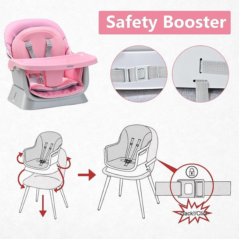 8 in 1 Baby High Chair, Convertible Highchair for Babies and Toddlers, Infant Di4