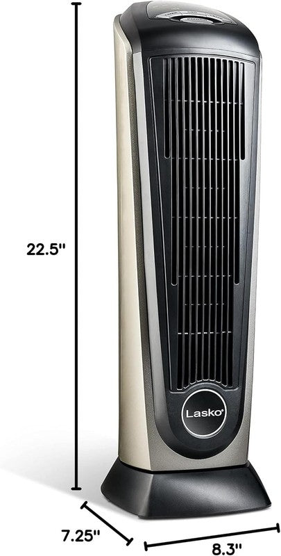 1500W Tower Space Heater Indoor w/ Remote Compact Electric Heater Grey9