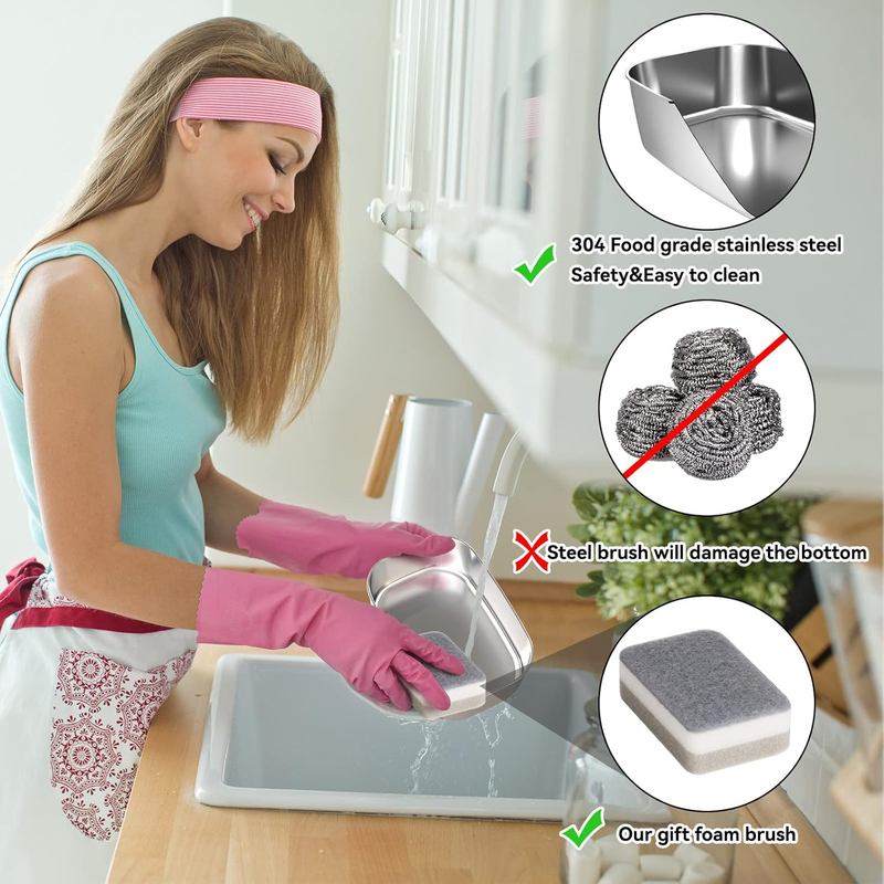 Electric Lunch Box Food Warmer 12V/24V/110V 2x53oz Stainless Steel Portable Set8