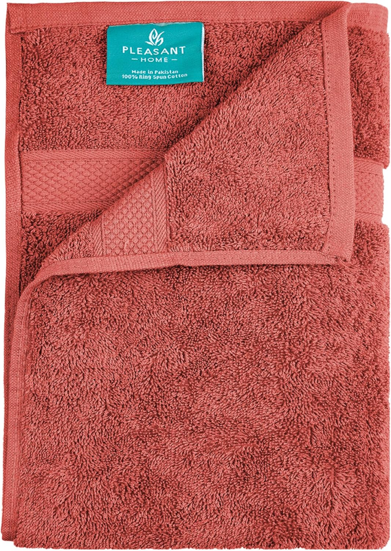 Pleasant Home Bath Towels Set of 6 (24” X 50”) 100% Cotton, 515 GSM | Lightweigh6