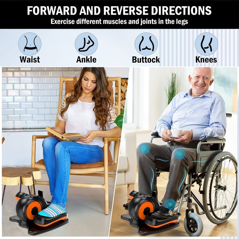 Electric Under Desk Elliptical for Seniors - Adjustable & Quiet with Remote2