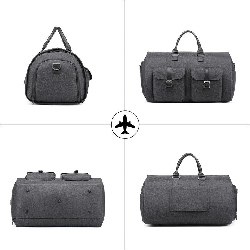 2in1 Garment Duffle Bag Hanging Suit Travel Carry On Business Men Women4