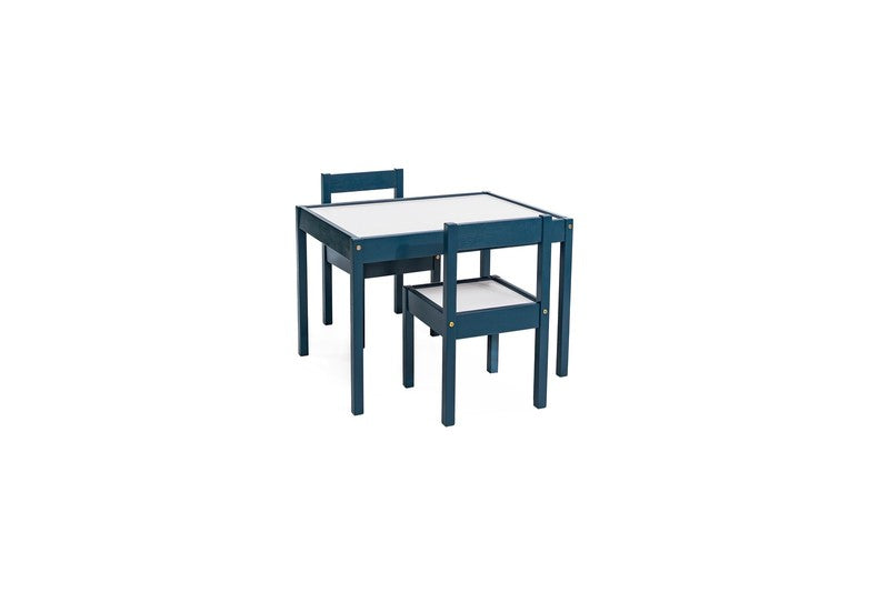 Child 3-Piece Table and Chairs Set, in Orion Blue Age Group 1 to 5 Years Old1